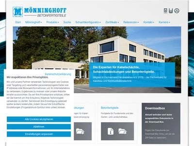 Website von Mönninghoff GmbH & Co. KG