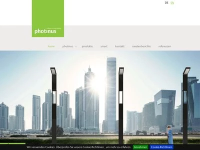 Website von Photinus GmbH & Co KG