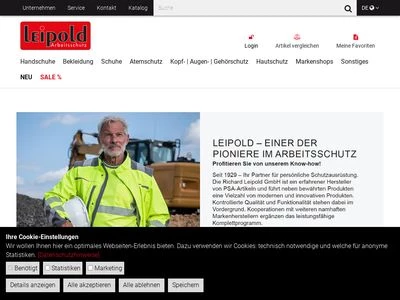 Website von Richard Leipold GmbH