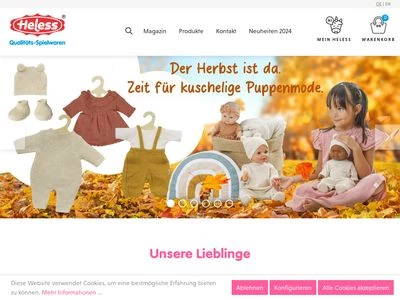 Website von Heless GmbH