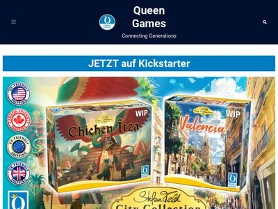 Website von Queen Games GmbH