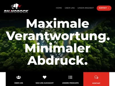 Website von Rhinorock GmbH