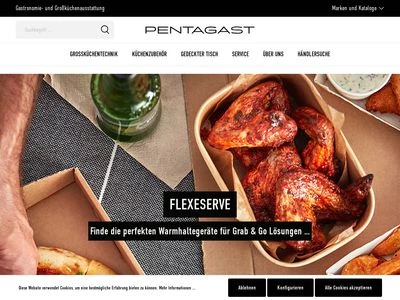 Website von PENTAGAST eG