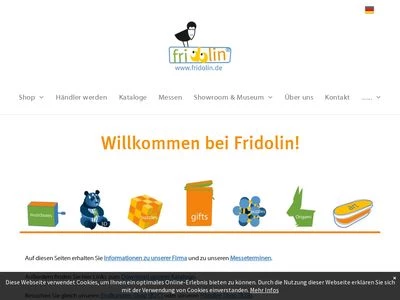 Website von Fridolin GmbH