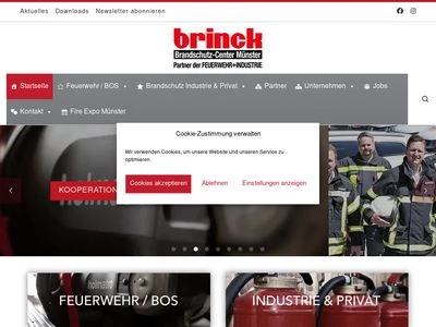 Website von Brandschutz-Center Münster Brinck GmbH