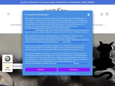 Website von Kater GmbH