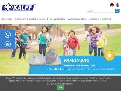 Website von Franz Kalff GmbH