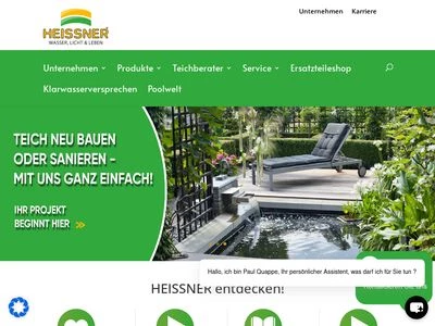 Website von HEISSNER GMBH 