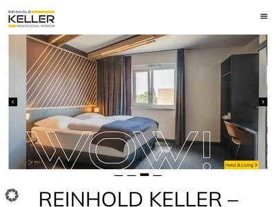 Website von REINHOLD KELLER GmbH