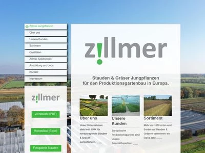 Website von Gärtnerei Zillmer