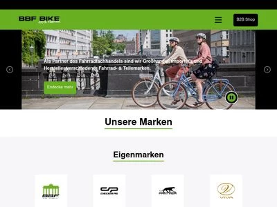 Website von BBF Bike GmbH