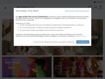 Website von WESCO Deutschland