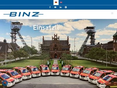 Website von BINZ Automotive GmbH