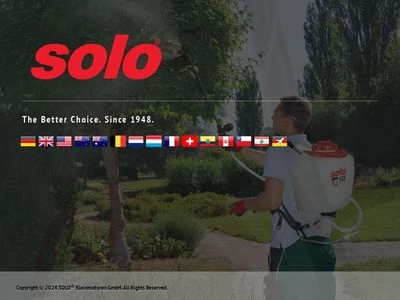 Website von SOLO Kleinmotoren GmbH