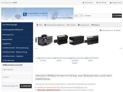 Website von Rübsamen & Herr Elektrobau GmbH