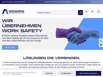 Website von Abadis AG