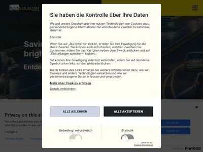 Website von Brite-Line Europe GmbH