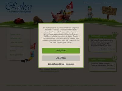 Website von Rakso–Oskar Schneider Kunststoffe GmbH & CO. KG