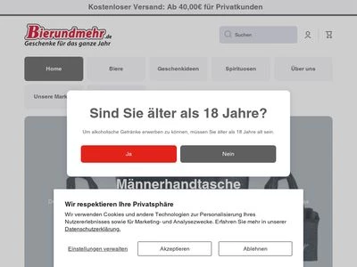 Website von Bierundmehr GmbH