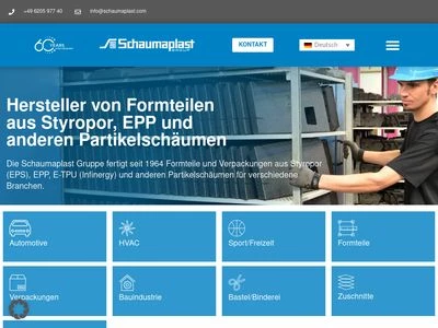 Website von Schaumaplast GmbH & Co. KG