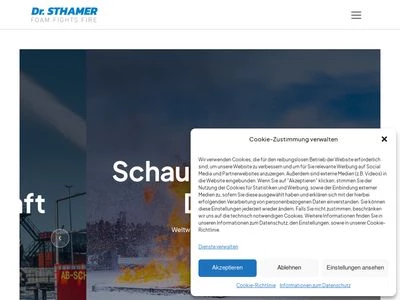 Website von Dr. Richard Sthamer GmbH & Co. KG