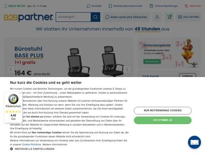 Website von B2B Partner GmbH