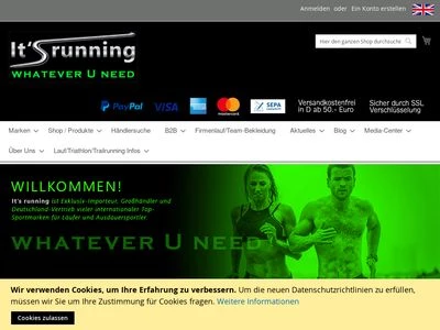 Website von It's running e.K.