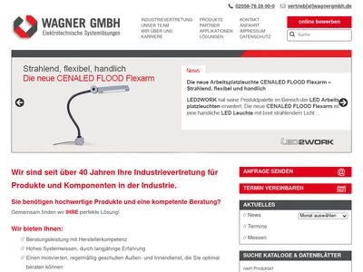 Website von Wagner GmbH