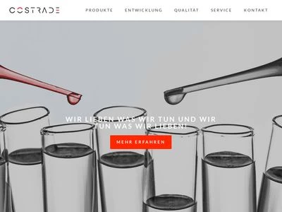 Website von COSTRADE BEAUTY CONSULTING GMBH