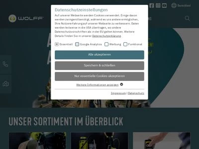 Website von WOLFF GmbH & Co.KG