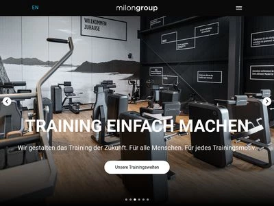 Website von Milon Industries GmbH