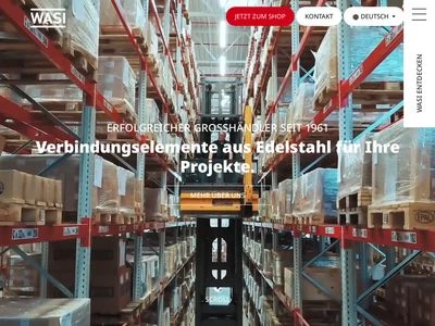 Website von WASI GmbH