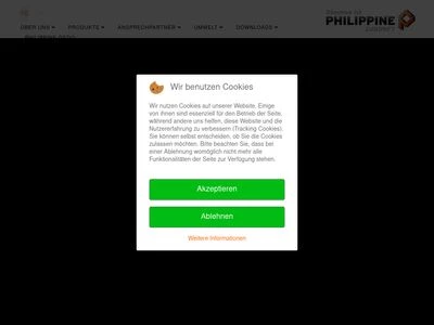 Website von Philippine GmbH & Co. Dämmstoffsysteme KG