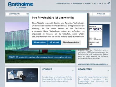 Website von Josef Barthelme GmbH & Co.KG