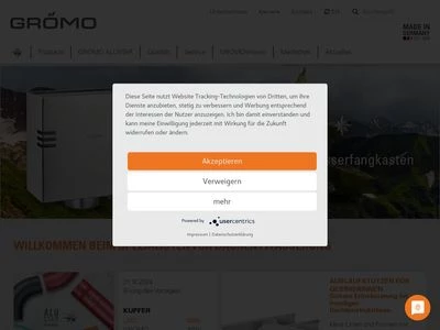 Website von Grömo GmbH & Co. KG