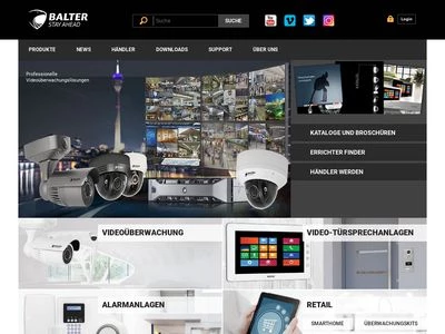 Website von Balter GmbH