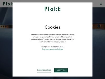 Website von Flokk GmbH