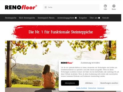 Website von RENOfloor GmbH