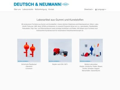 Website von Deutsch & Neumann GmbH