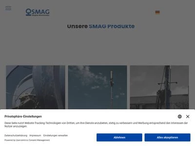 Website von Salzgitter Maschinenbau AG