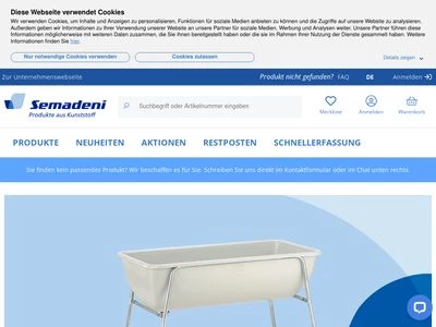 Website von Semadeni AG