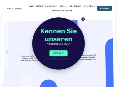 Website von Voltronic Vertriebs- & Service GmbH