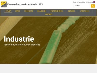 Website von CTM GmbH