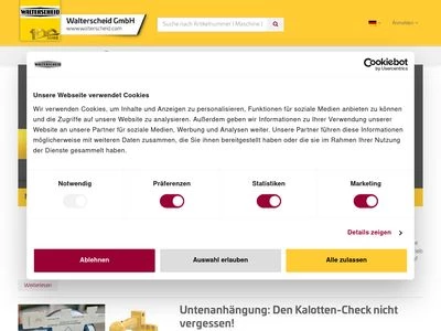 Website von Walterscheid GmbH