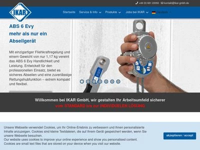 Website von IKAR GmbH - Arbeitssicherheit