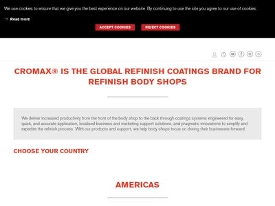 Website von Axalta Coating Systems Germany GmbH & Co. KG