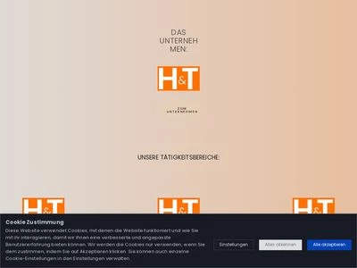 Website von H&T Feinkost GmbH