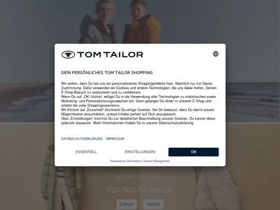 Website von TOM TAILOR E-Commerce GmbH