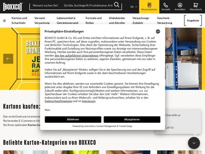 Website von BOXXCO GmbH & Co. KG