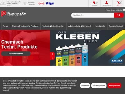 Website von Plaschna & Co. GmbH & Co. KG